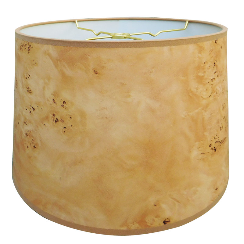 Winston Porter Wood Texture Hardback Paper Drum Lamp Shade Wayfair